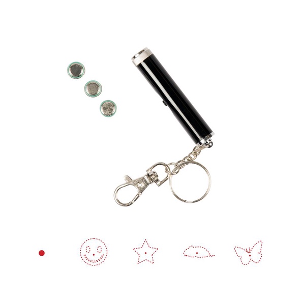 Žaislas katėms su lazeriu Duvo+ 5In1 Laser, juoda sp., 13 cm