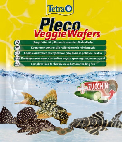 Maistas žuvims Tetra Pleco Veggie Wafers, 0.015 kg