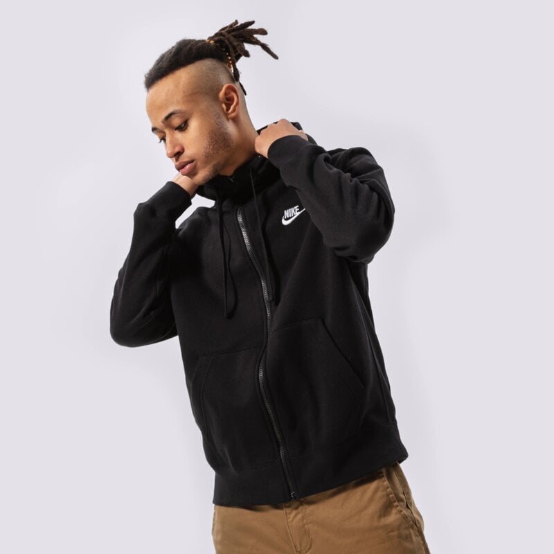 NIKE DŽEMPERIS UŽSEGAMAS SPORTSWEAR CLUB FLEECE