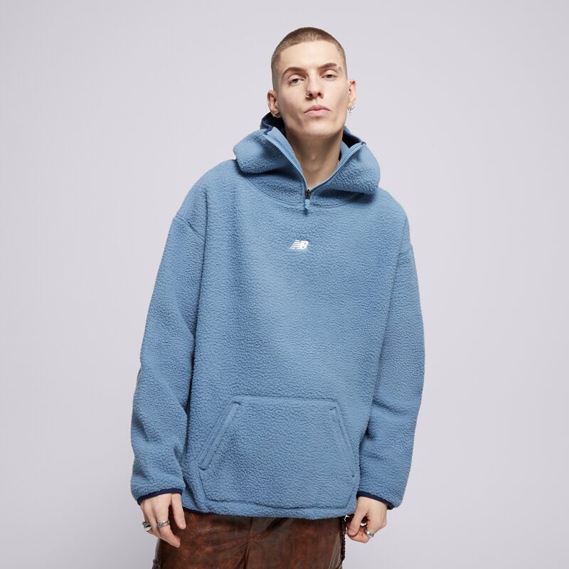 NEW BALANCE DŽEMPERIS SU GOBTUVU HOOPS SHERPA MARŠKINĖLIAI