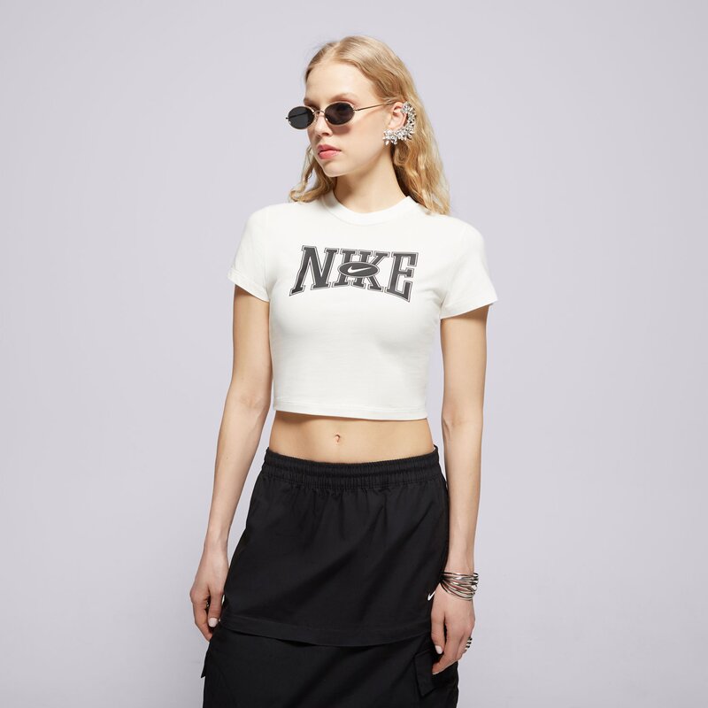 NIKE MARŠKINĖLIAI W NSW SLIM CROP TEE STREET