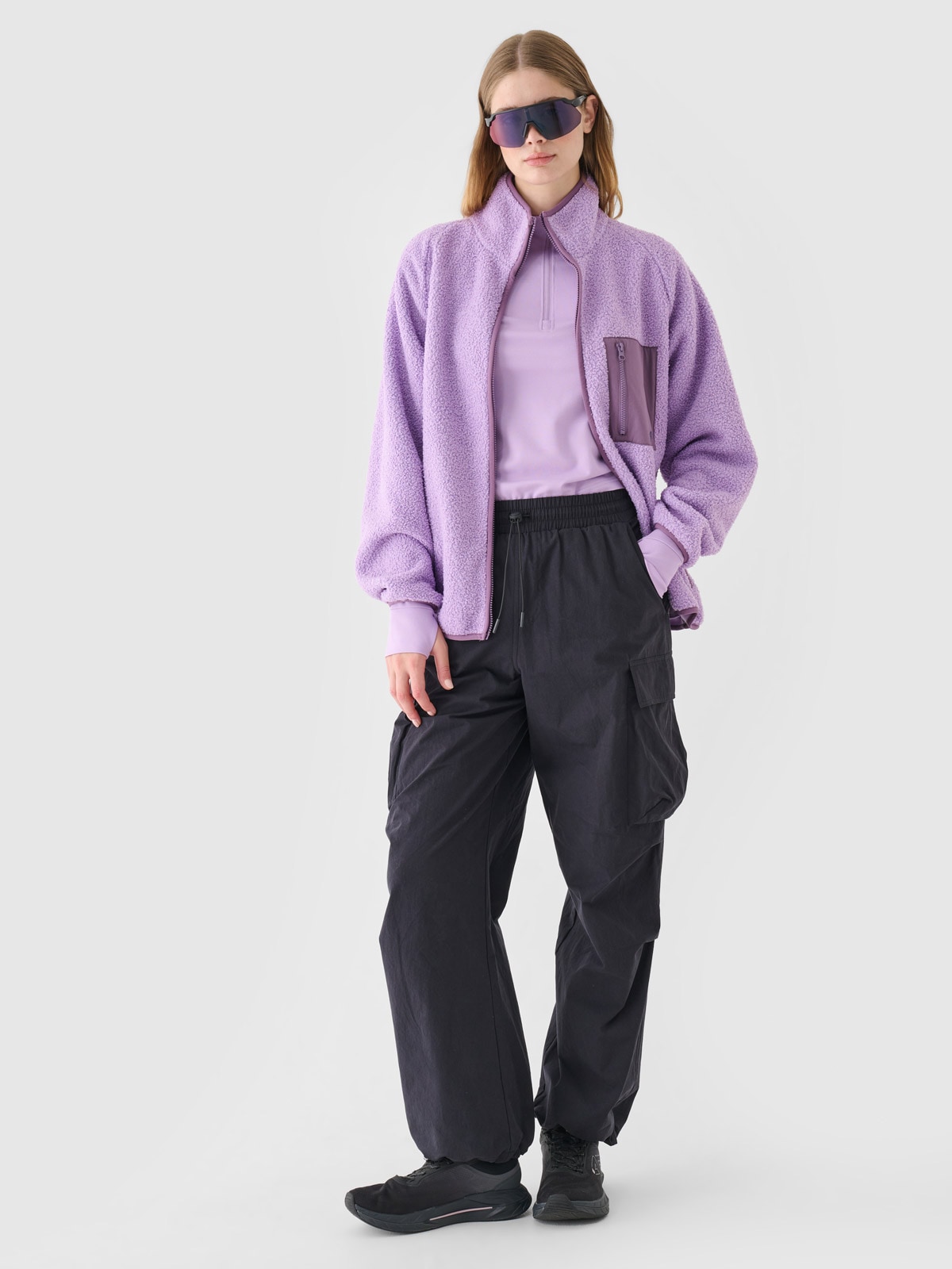 Moteriškos casual jogger kelnės - juodos