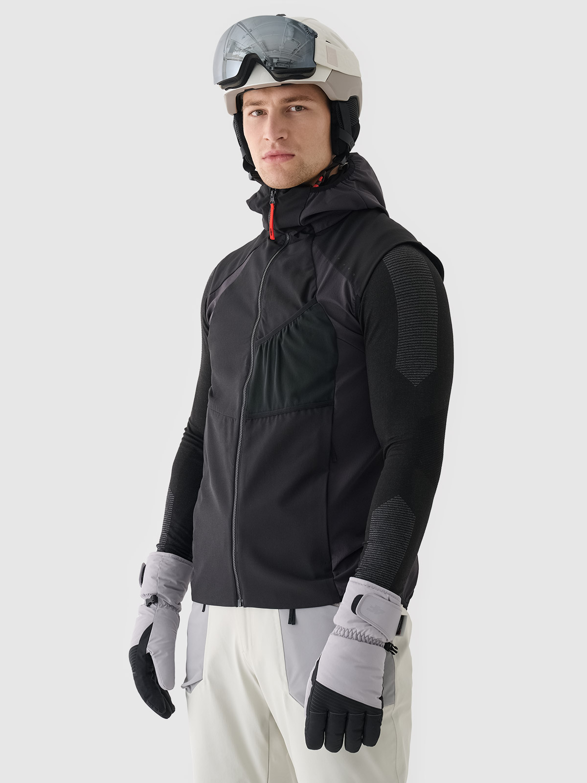 Vyriška Primaloft Active slidinėjimo berankovė striukė - juoda