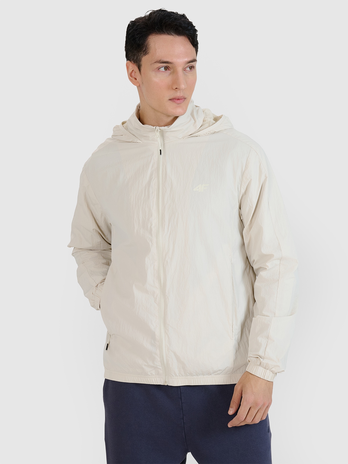 Vyriška pereinamojo laikotarpio striukė - smėlio spalvos