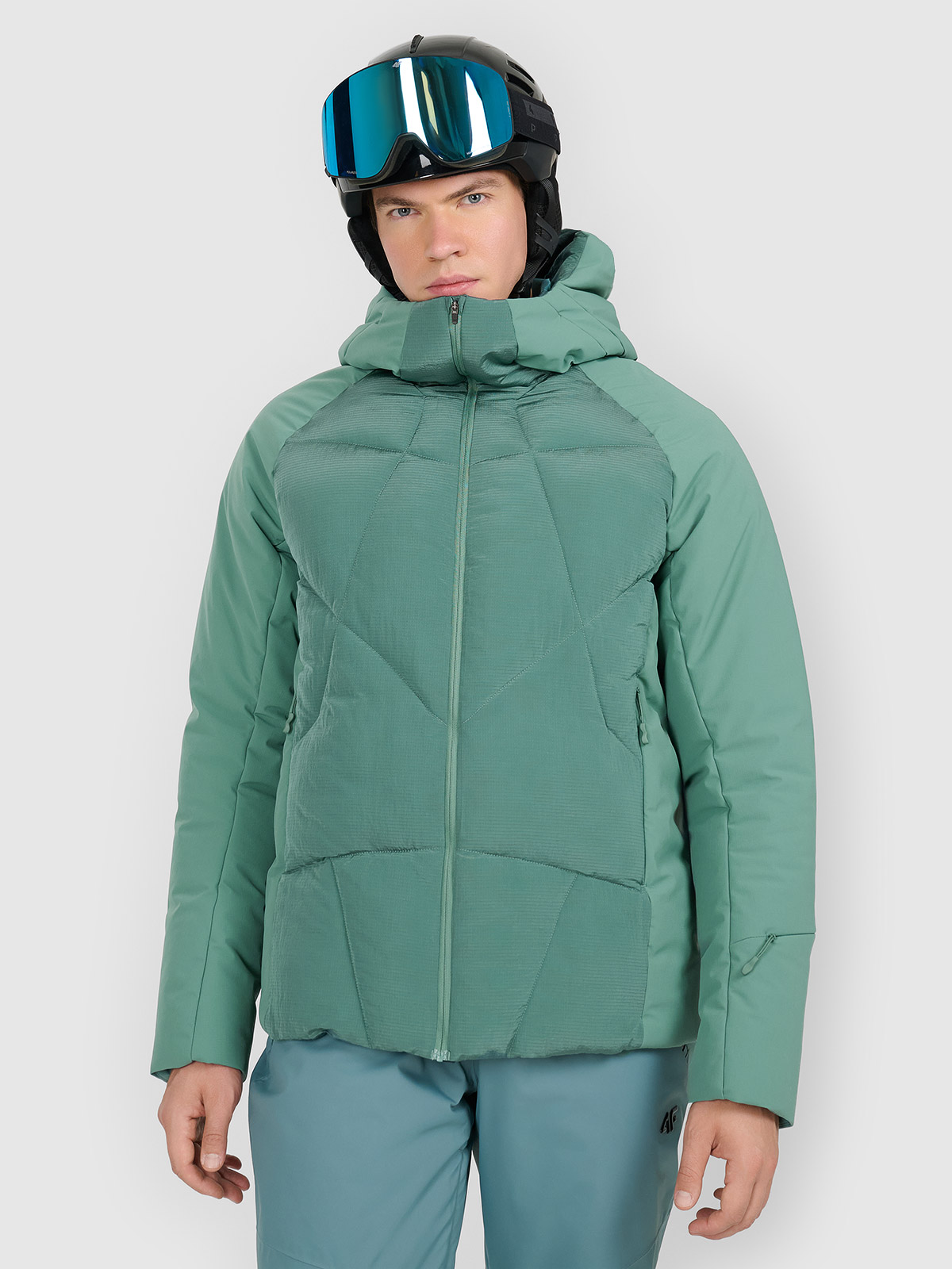 Vyriška slidinėjimo striukė su Primaloft Silver kamšalu - žalia