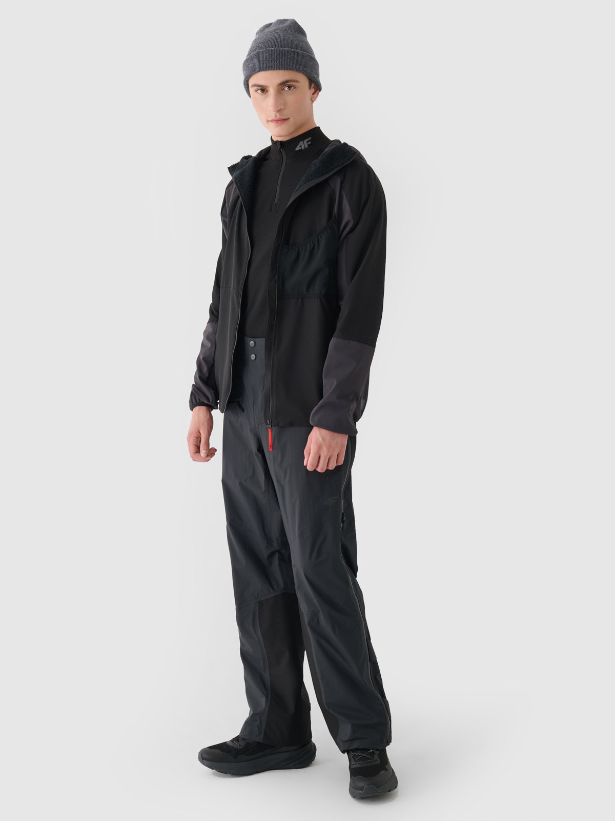 Vyriškos žygio kelnės 20000/40000 membrana - juodos