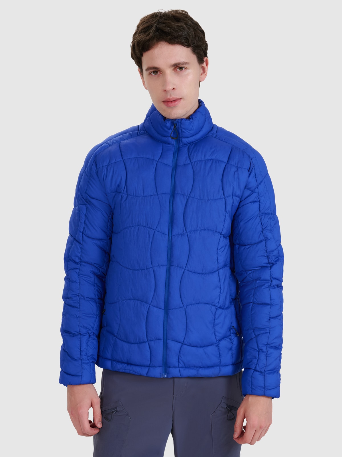 Vyriška žygio striukė su Primaloft Silver kamšalu - mėlyna