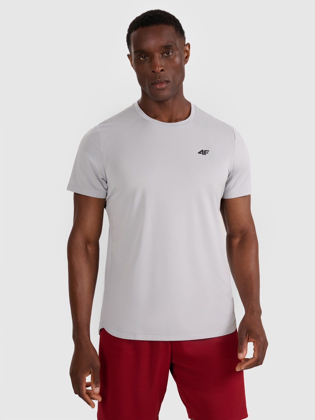 **Vyriški greitai džiūstantys treniruočių marškinėliai - pilki