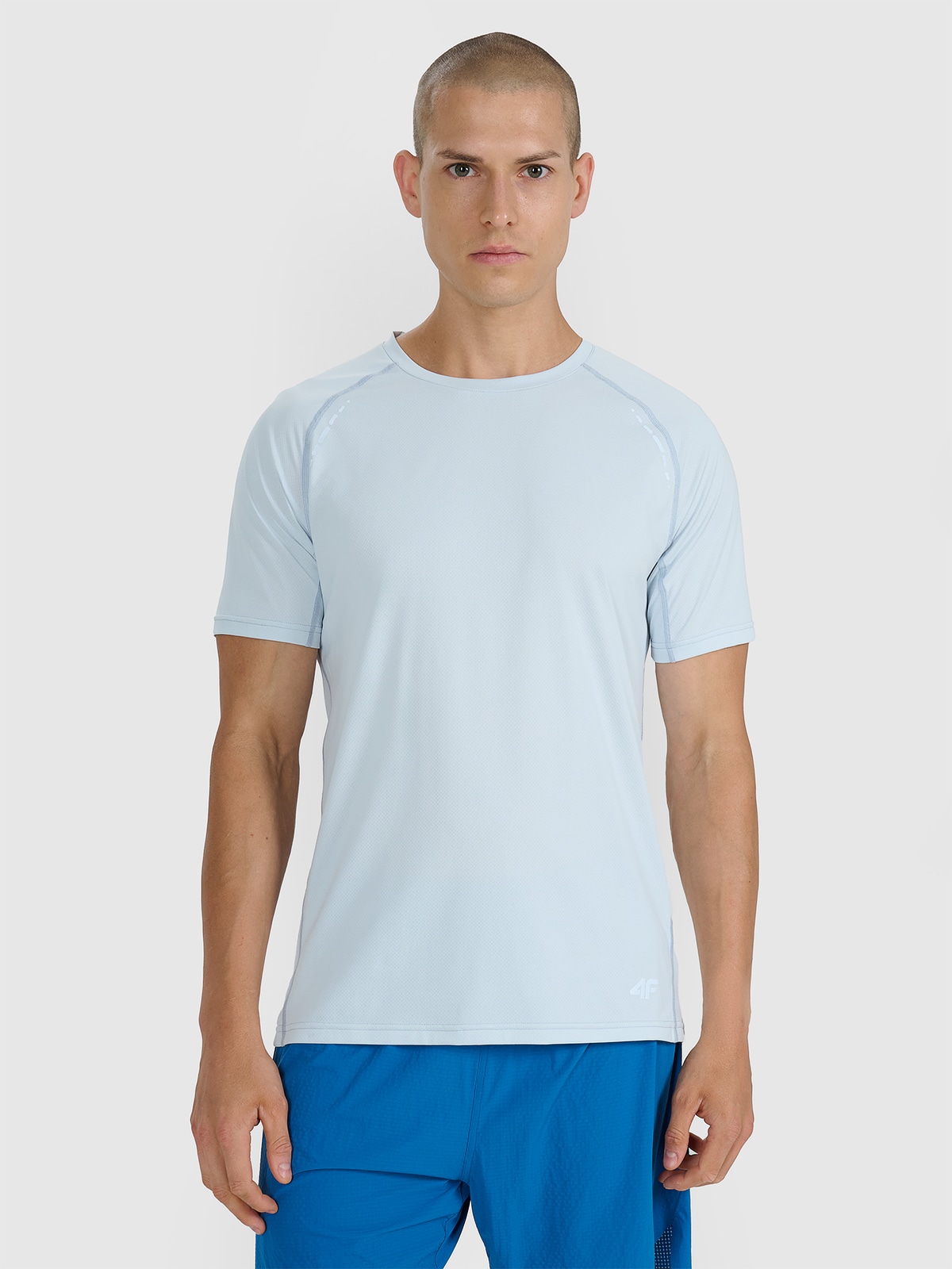 Vyriški greitai džiūstantys bėgimo bekele marškinėliai - pilki