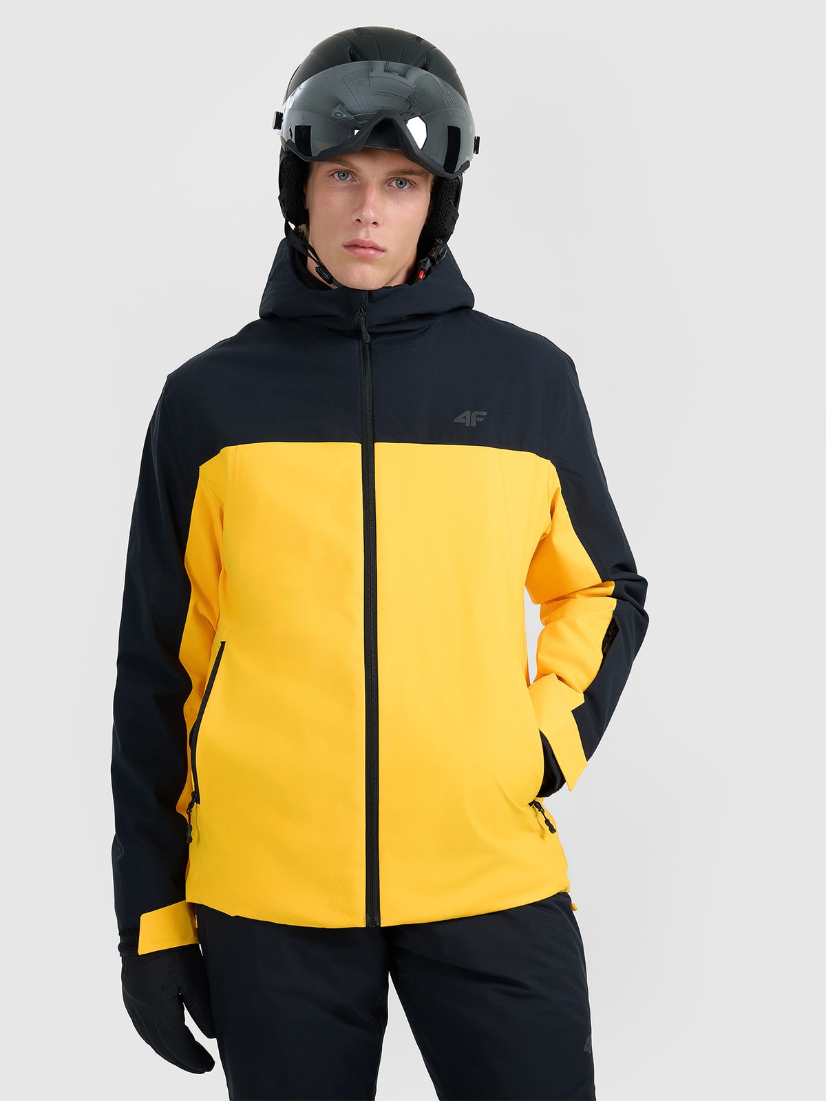 Vyriška slidinėjimo striukė 5000 membrana - geltona