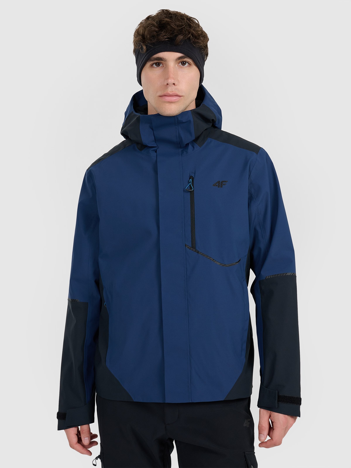 Vyriška žygio striukė 10000 membrana - tamsiai mėlyna