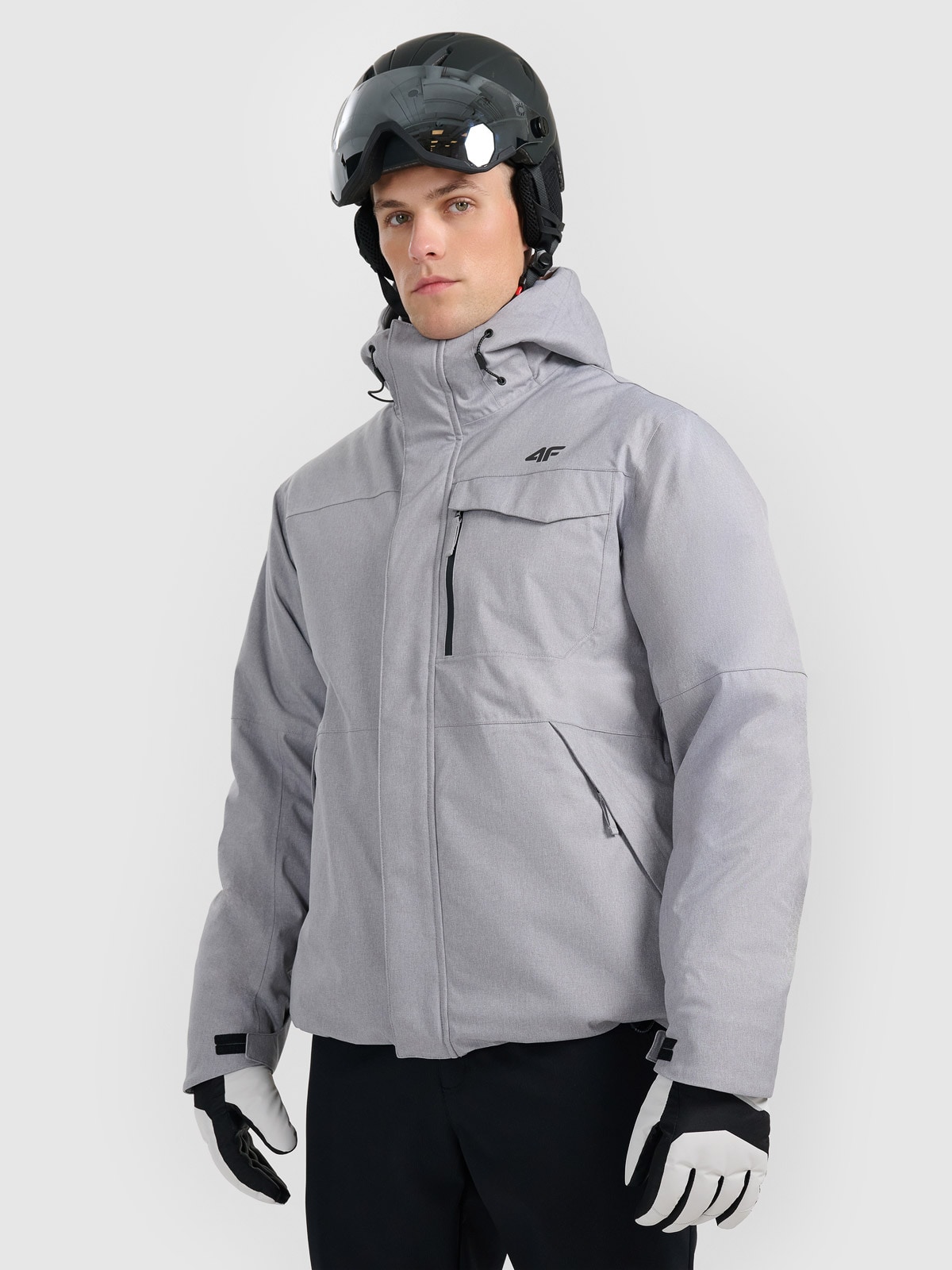 Vyriška slidinėjimo striukė 10000 membrana - pilka
