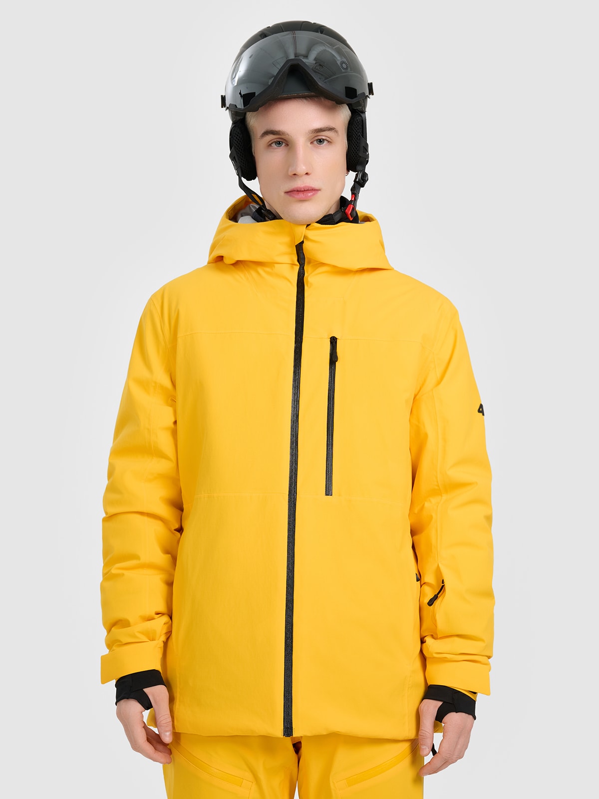 Vyriška slidinėjimo striukė 15000 membrana - geltona