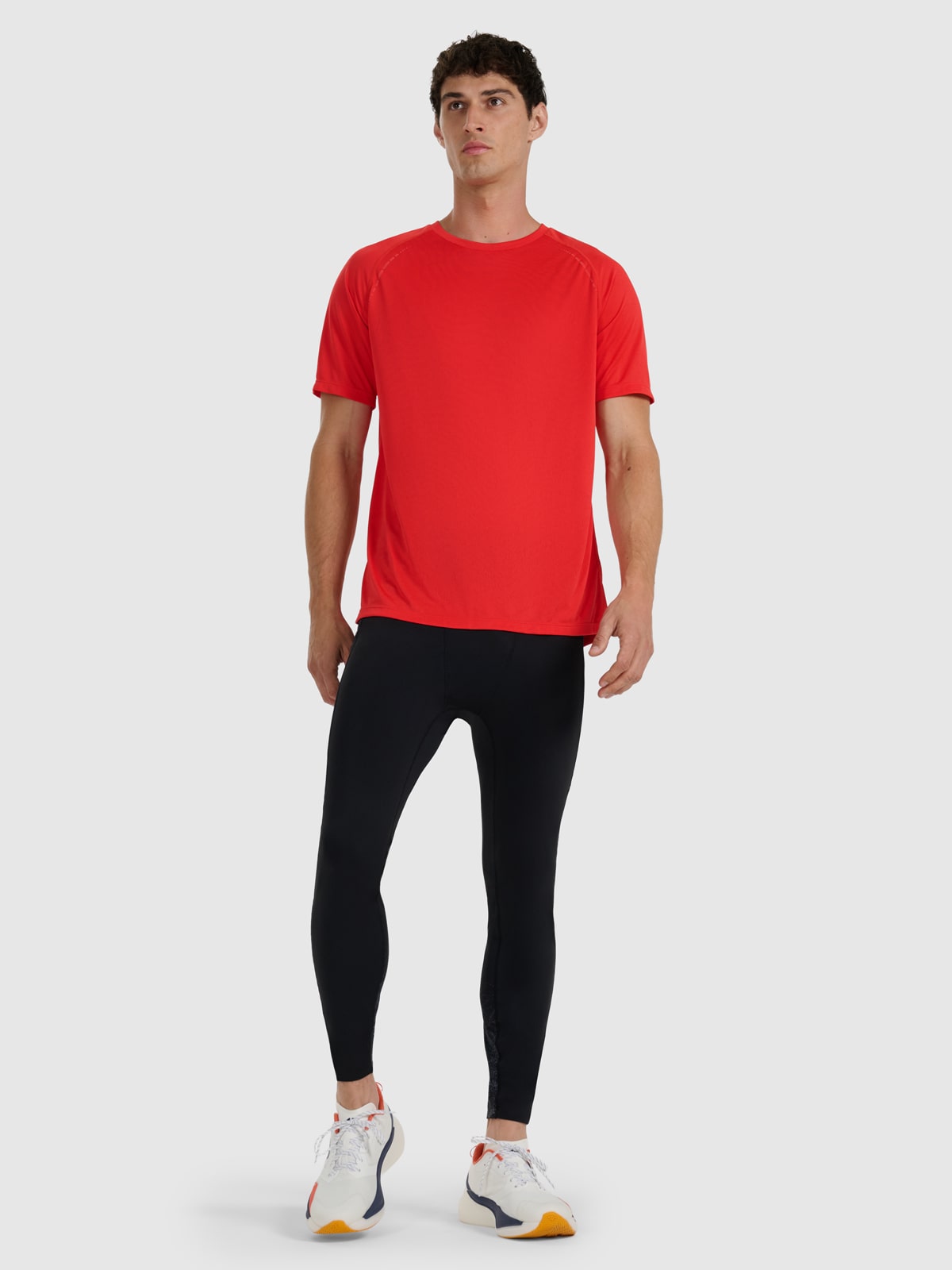 Vyriškos greitai džiūstančios bėgimo kelnės - juodos