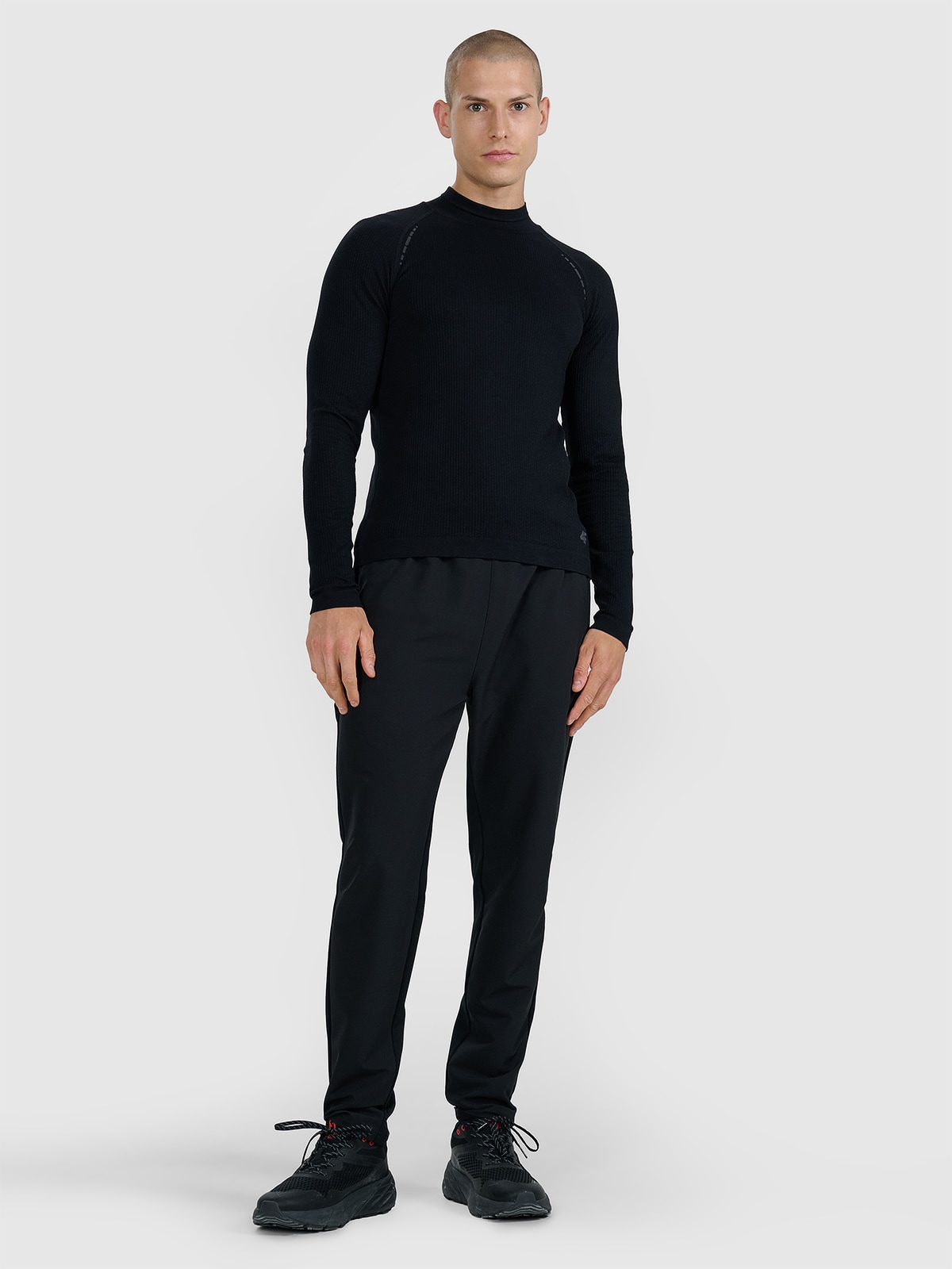 Vyriškos bėgimo lauke kelnės - juodos