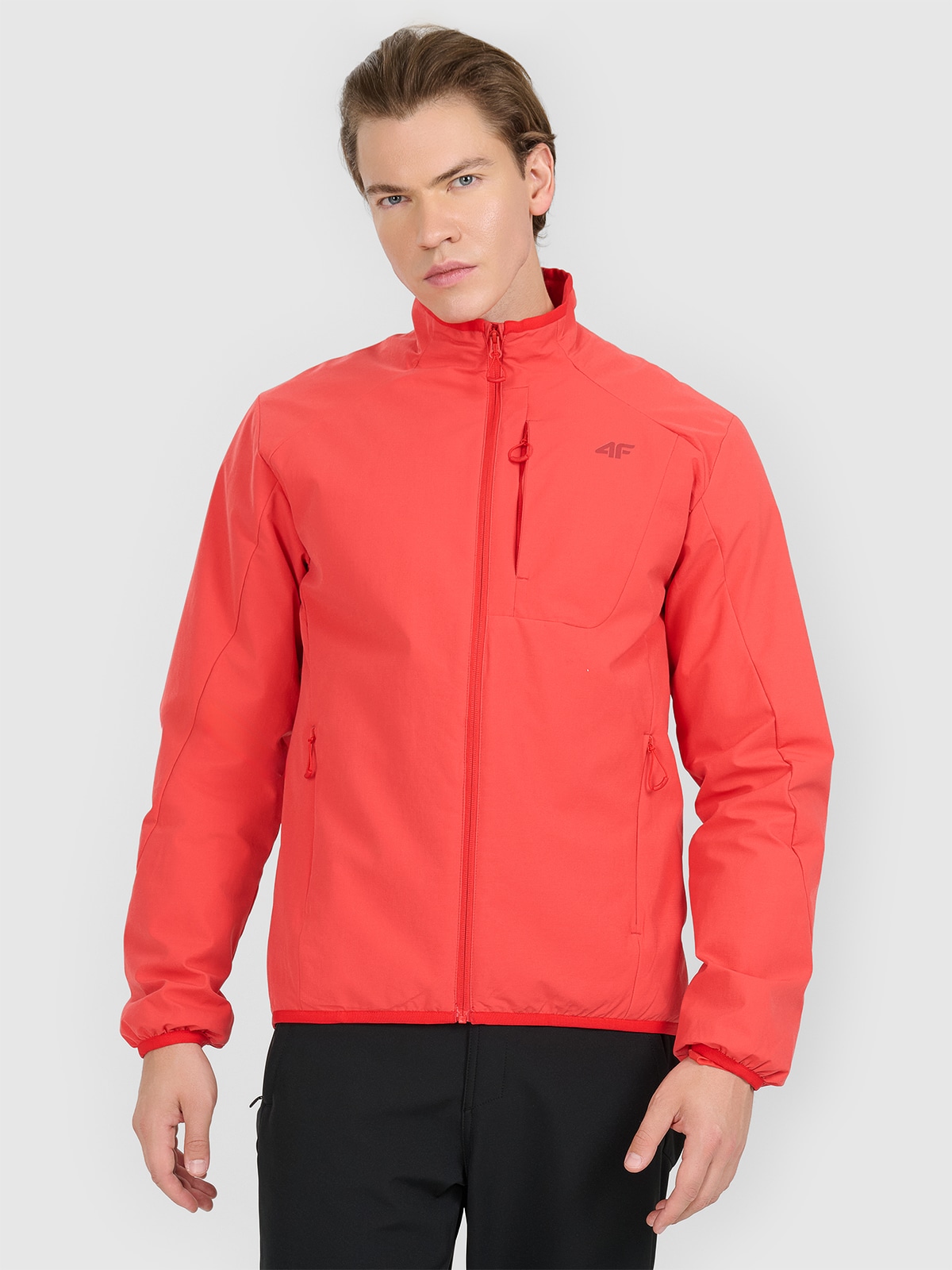 Vyriška žygio striukė su sintetiniu kamšalu - oranžinė