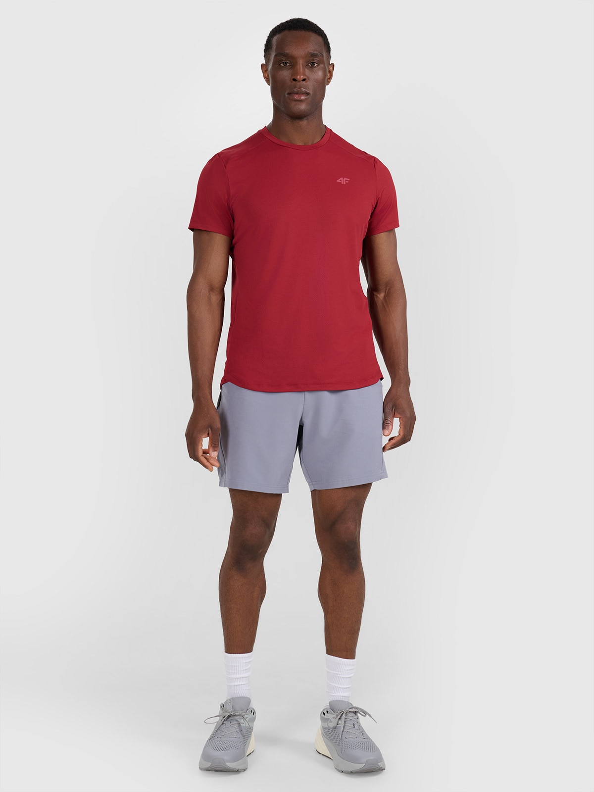 Vyriški greitai džiūstantys treniruočių šortai - mėlyni