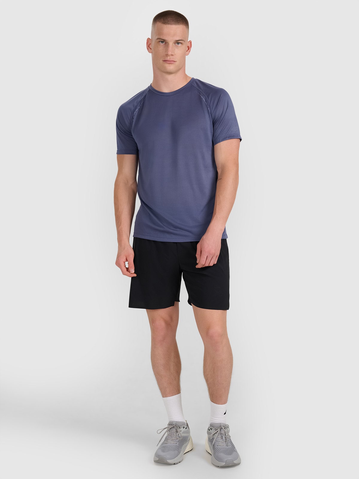 Vyriški greitai džiūstantys bėgimo šortai - juodi