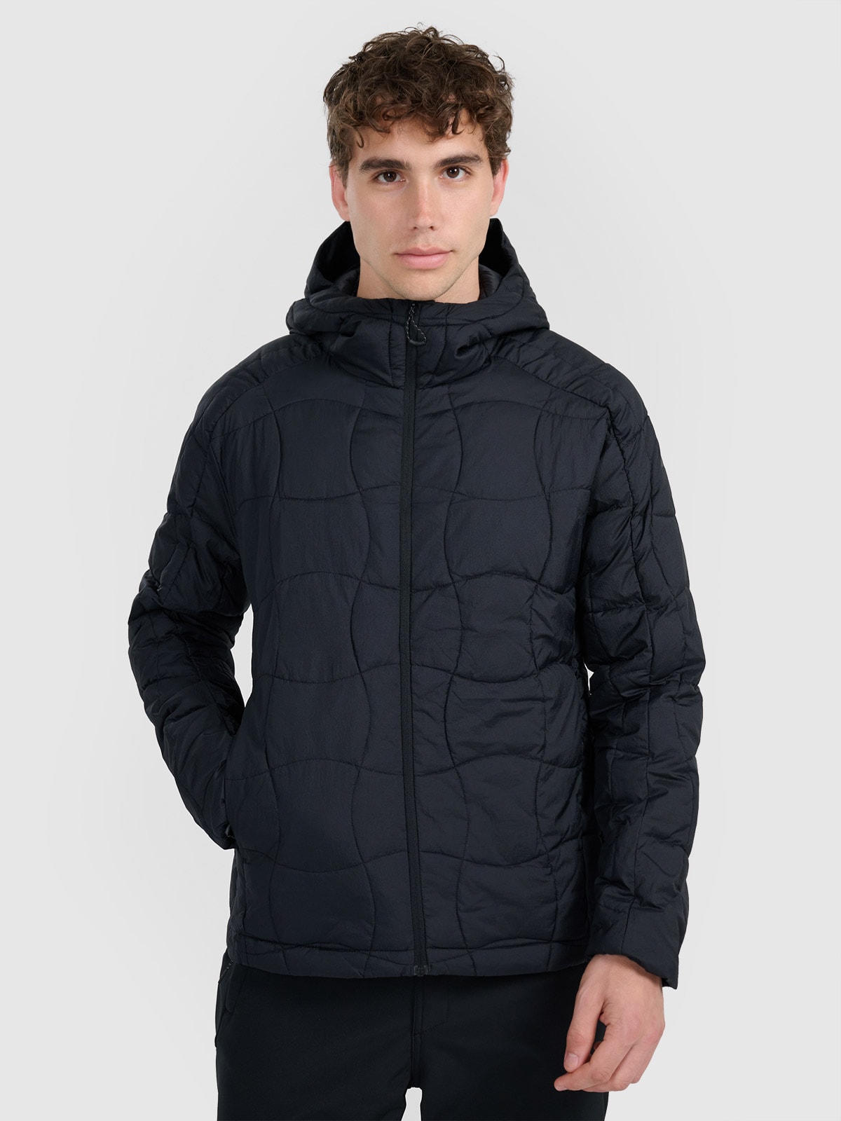 Vyriška žygio striukė su Primaloft Silver kamšalu - juoda