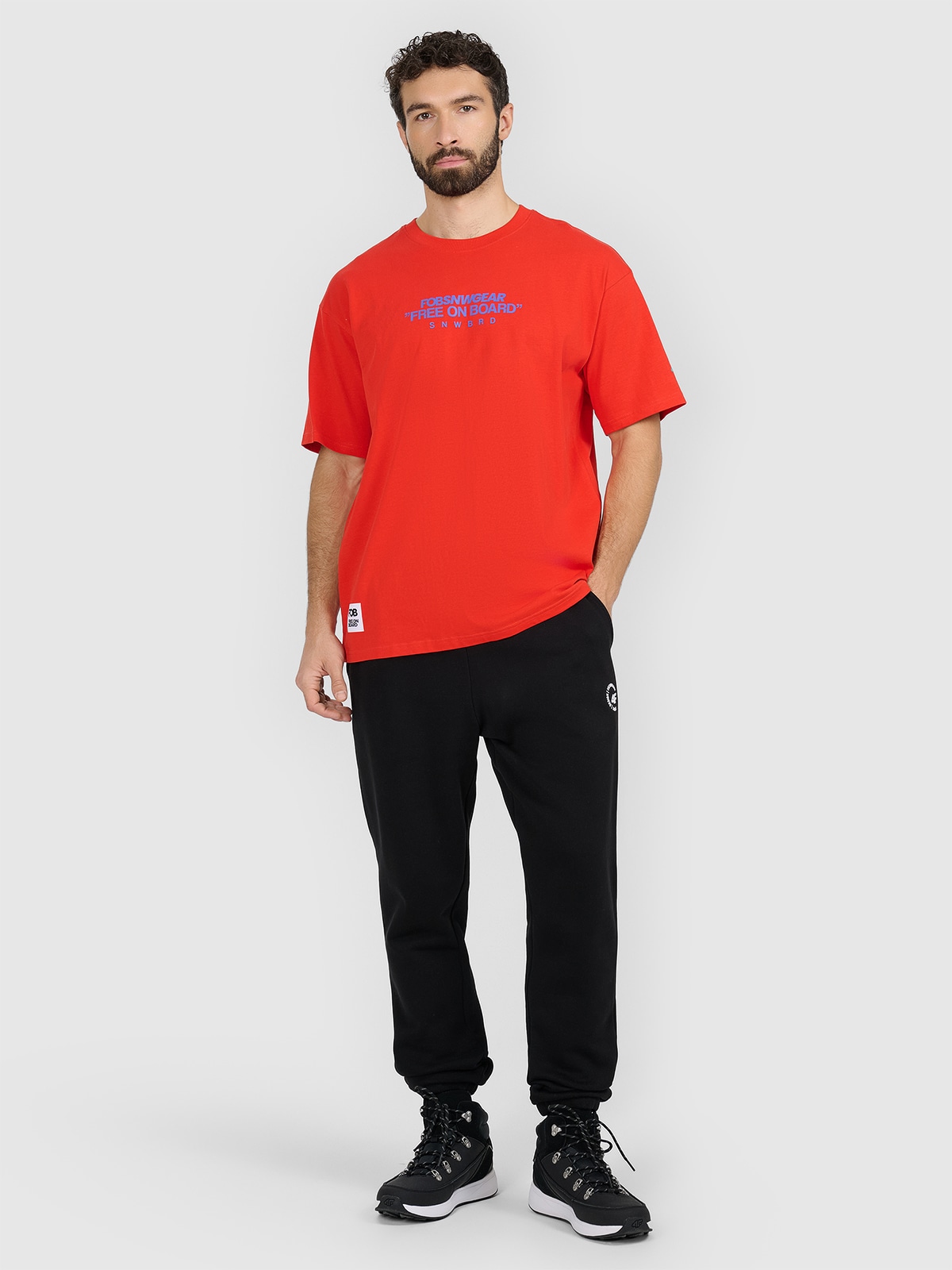 Vyriškos sportinės jogger kelnės - juodos