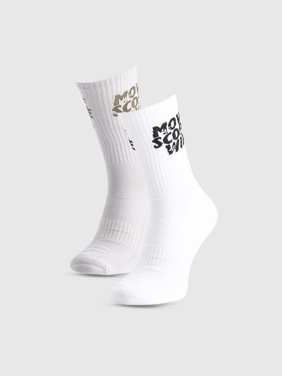 Vyriškos casual kojinės virš kulkšnių (2-pack) - daugiaspalvės