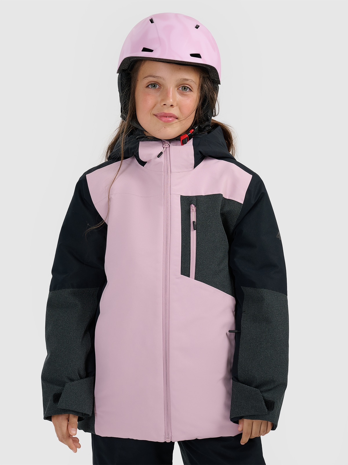 Snieglenčių striukė 10000 mergaitėms membrana - rožinė