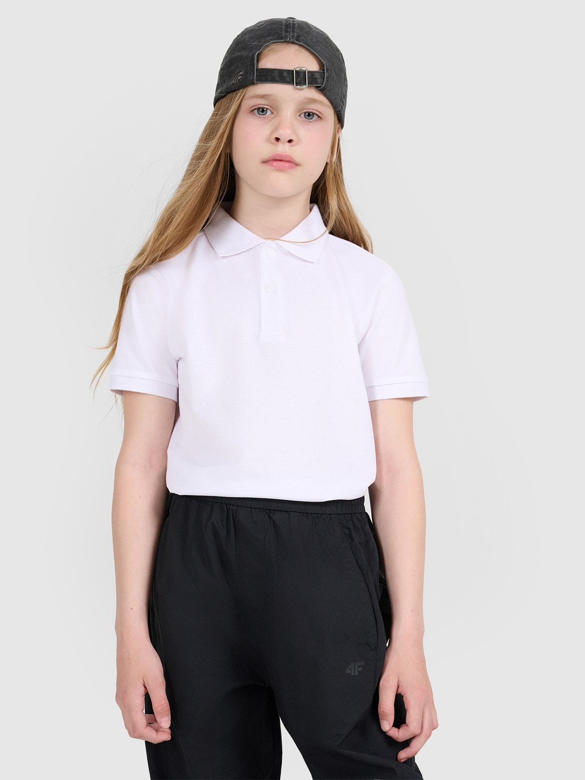 Vaikiški polo marškinėliai - balti