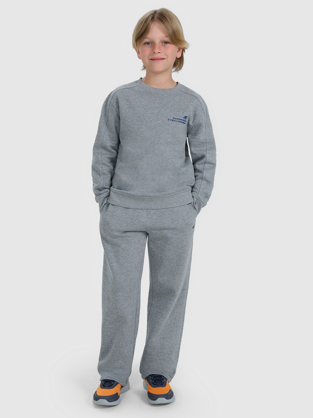 Sportinės kelnės berniukams - pilkos