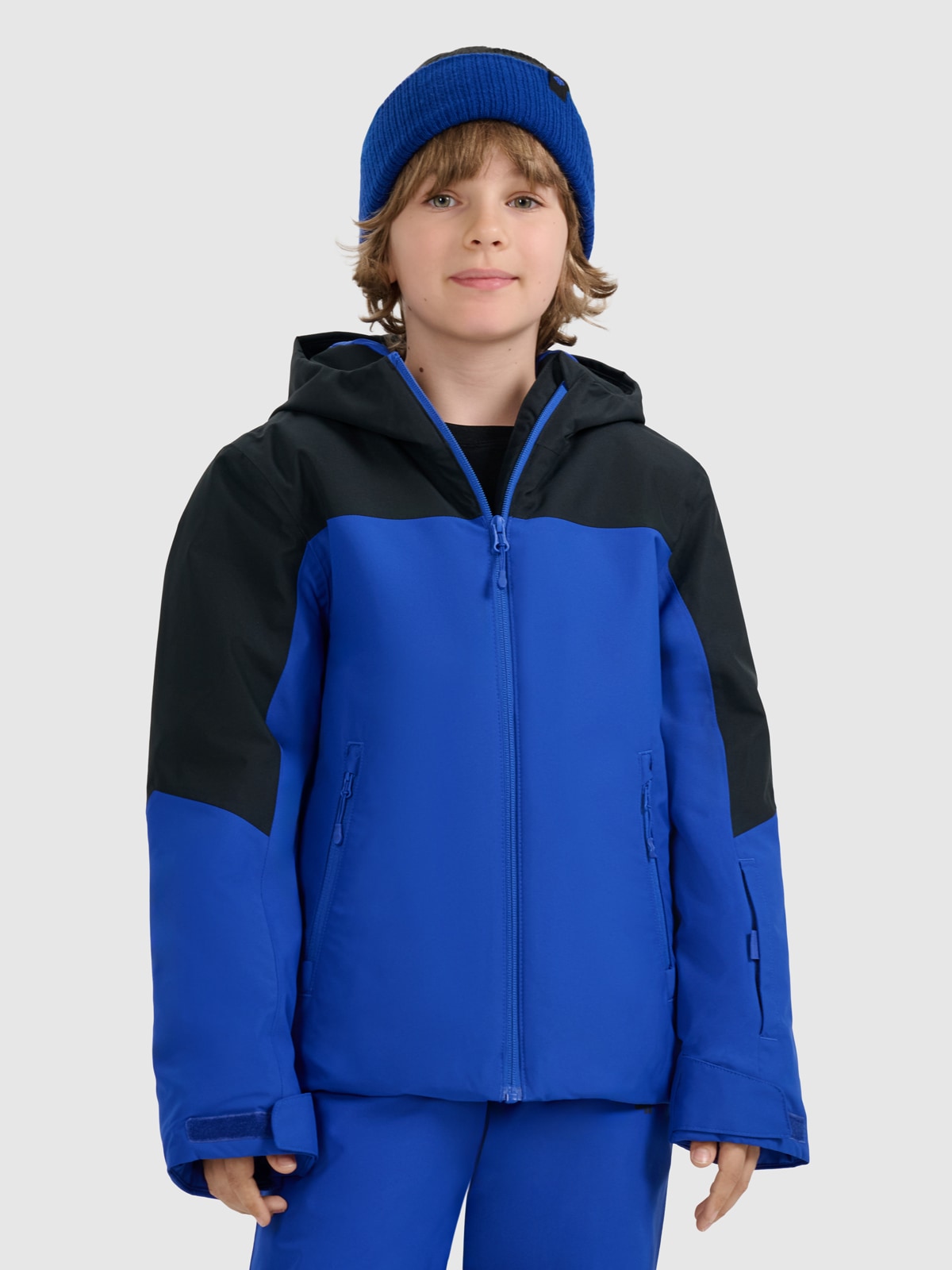 Slidinėjimo striukė berniukams 5000 membrana - mėlyna