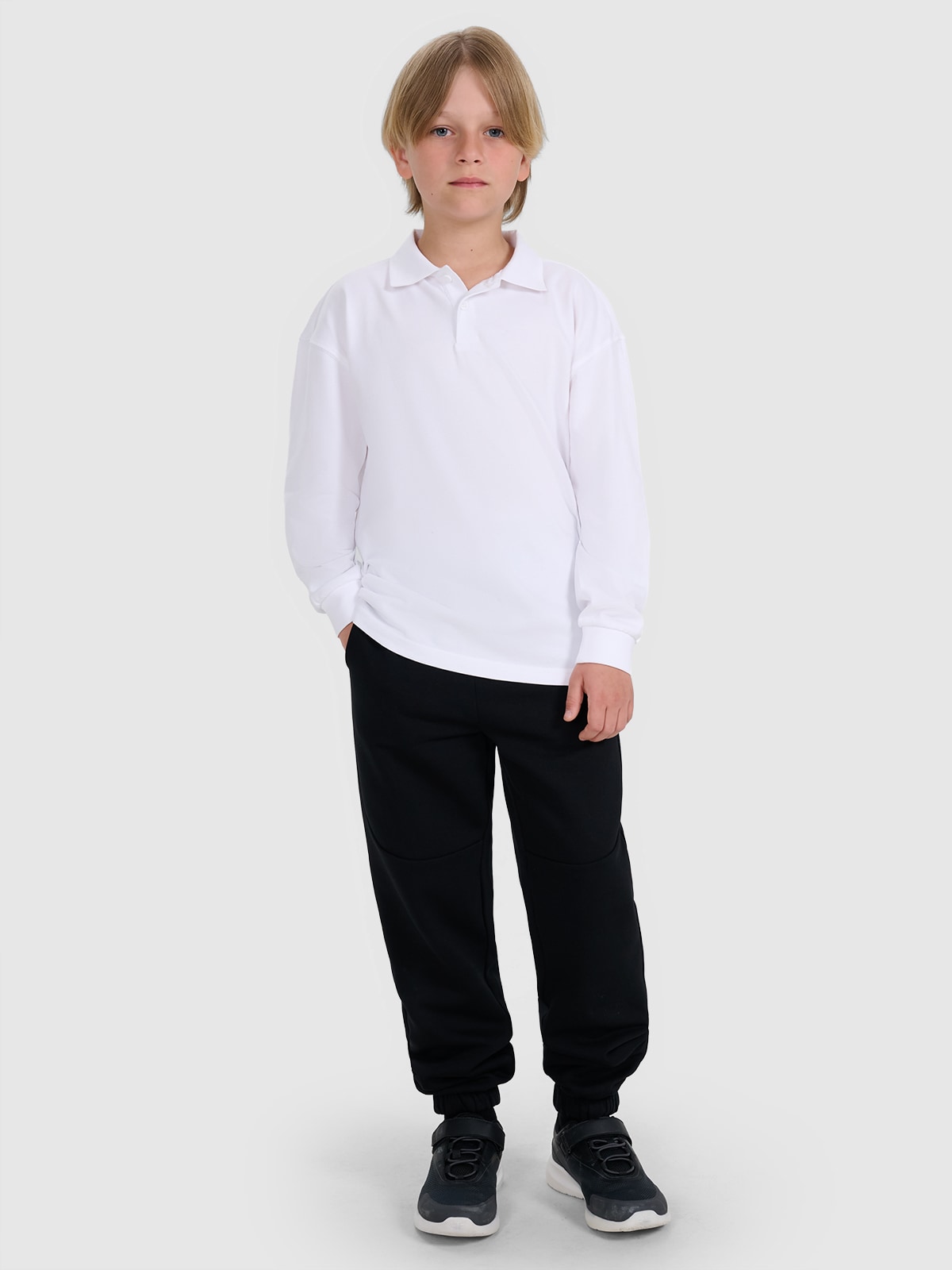 Sportinės jogger kelnės berniukams - juodos