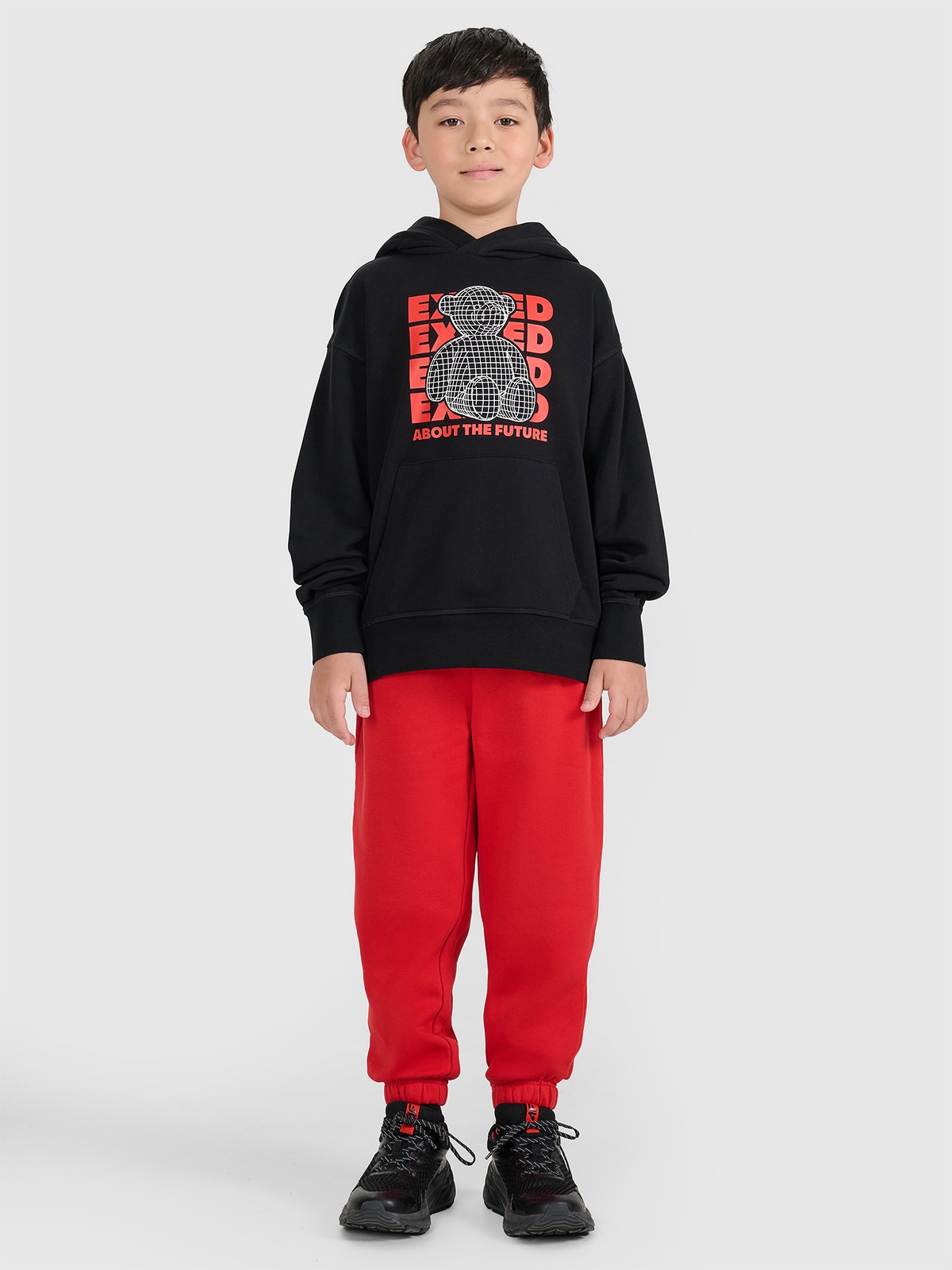 Sportinės jogger kelnės berniukams - raudonos