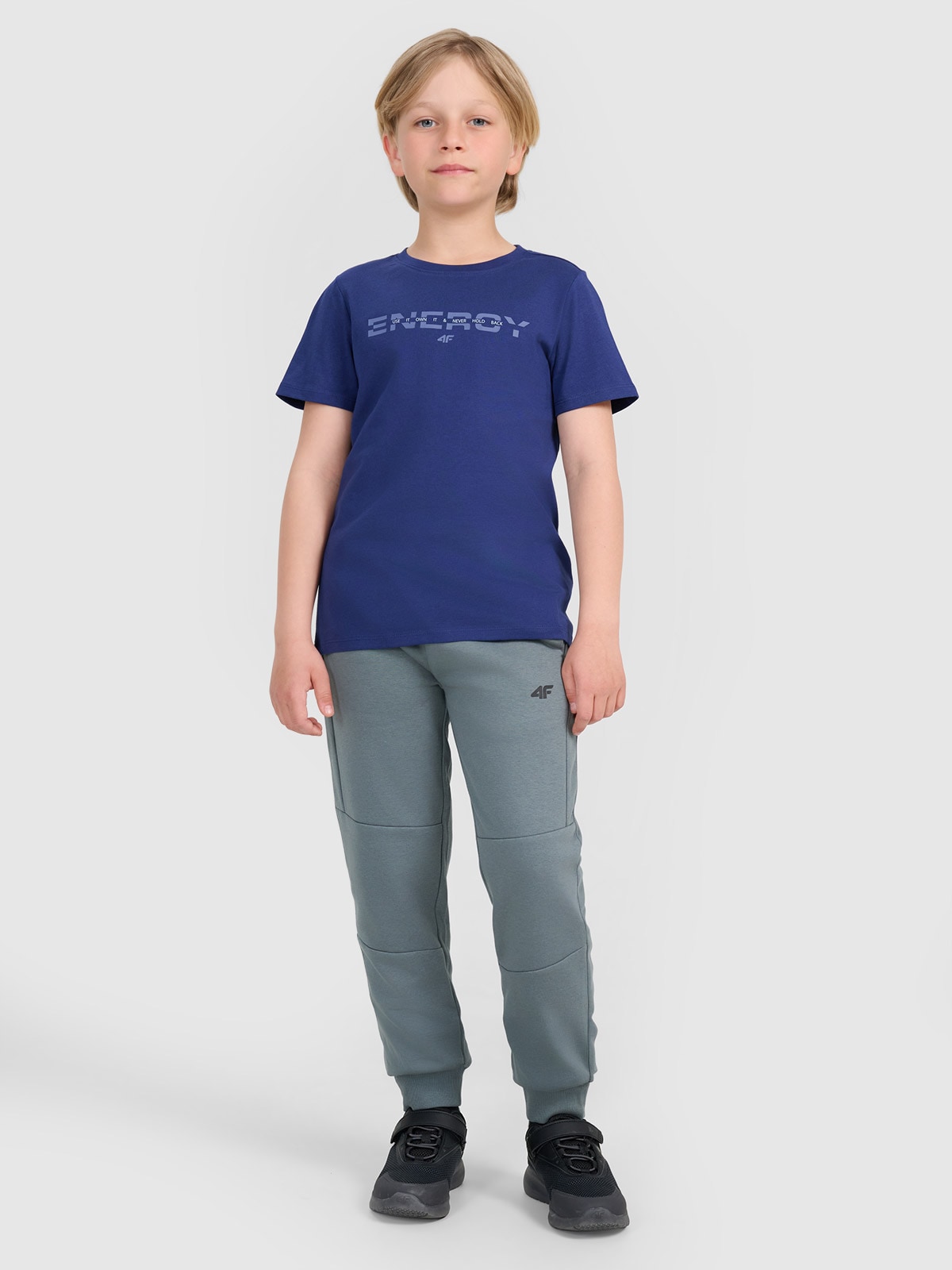 Sportinės jogger kelnės berniukams - turkio spalvos