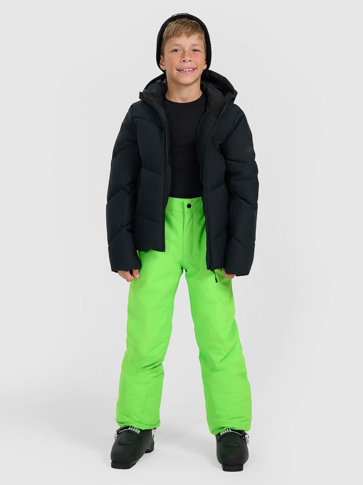 Slidinėjimo kelnės berniukams 5000 membrana - žalios