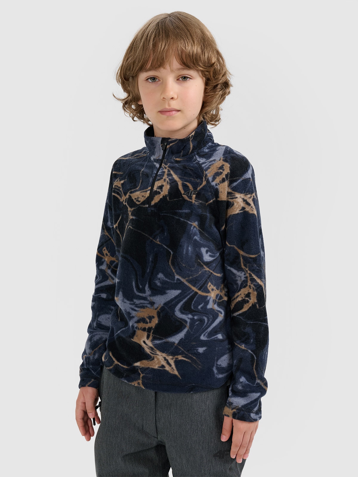 Termoaktyvus fliso apatinis trikotažas (viršus) berniukams - daugiaspalvis