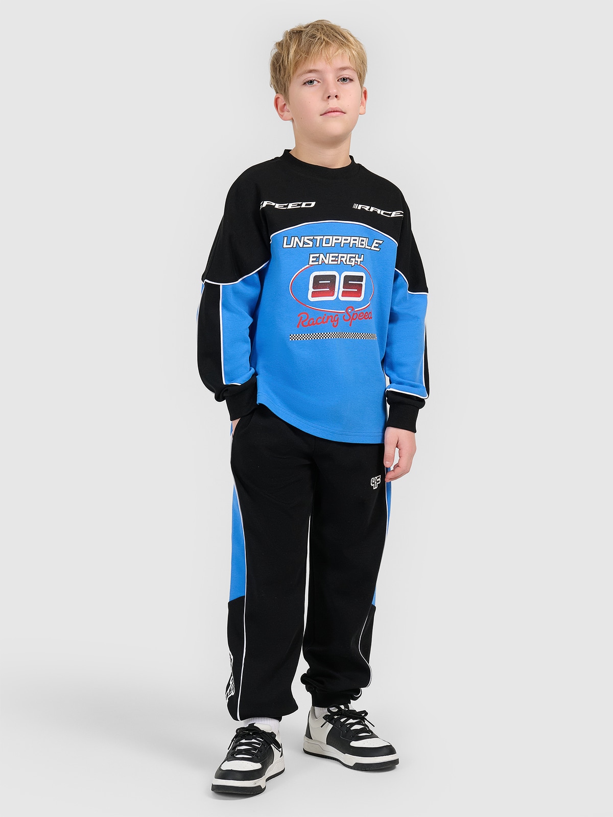 Sportinės jogger kelnės berniukams - juodos