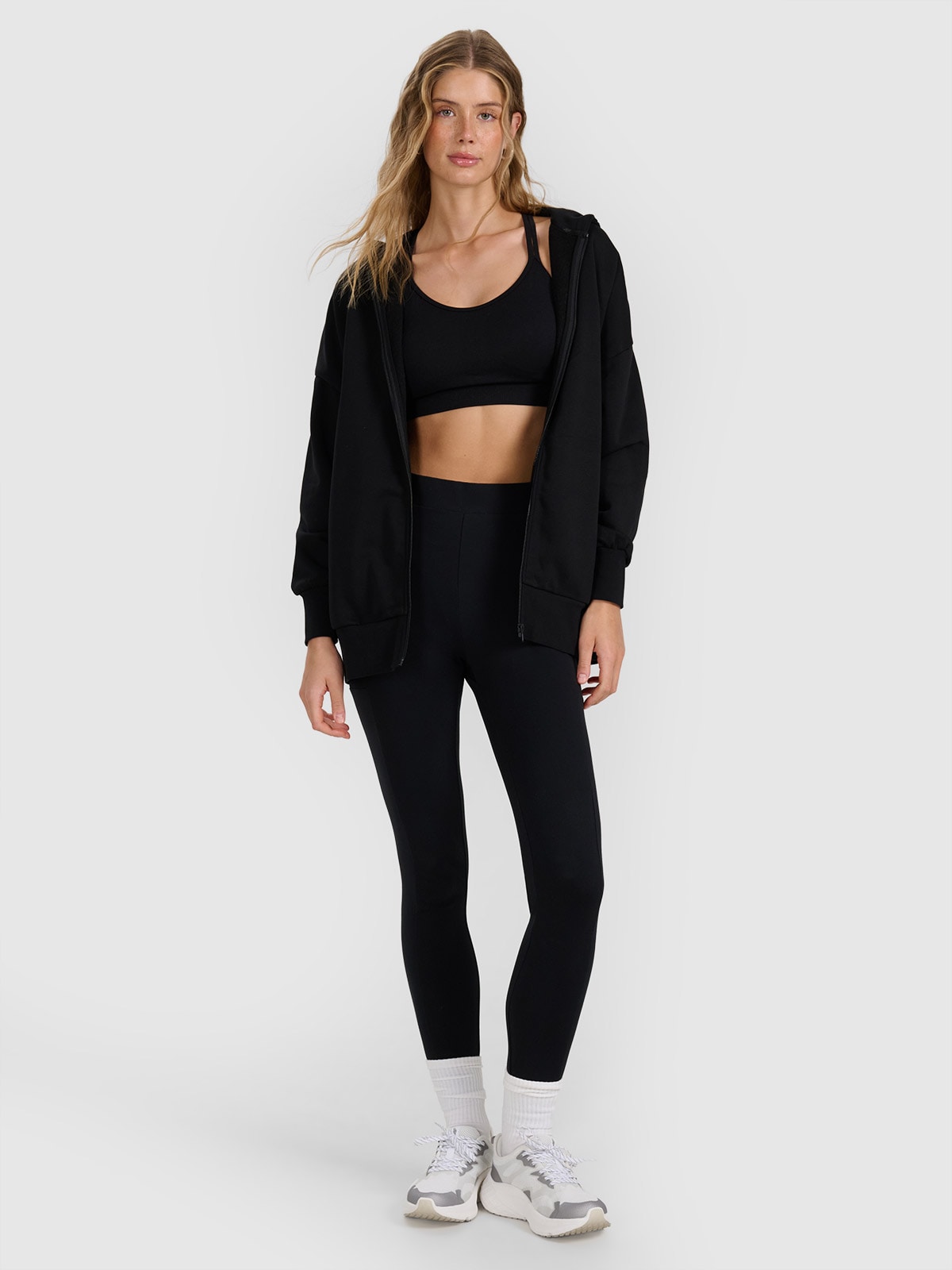 Moteriškos trikotažinės tamprės - juodos