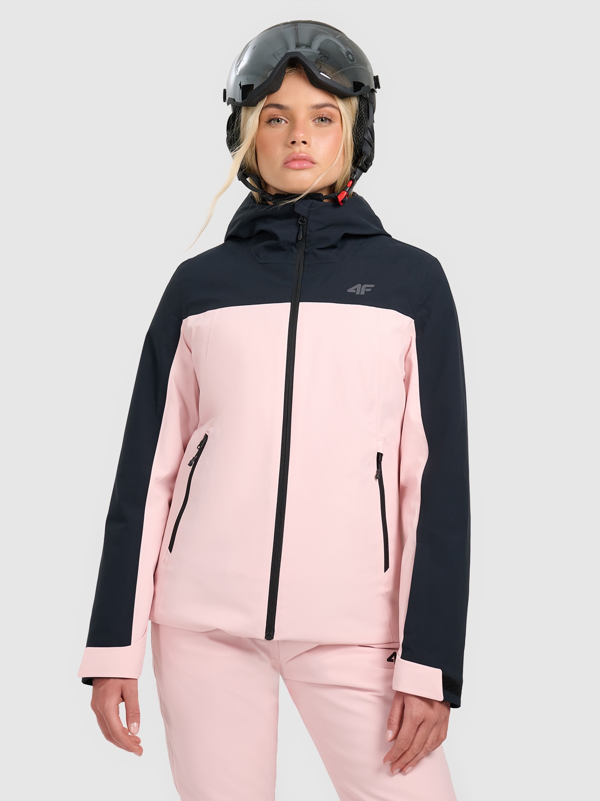 Moteriška slidinėjimo striukė 5000 membrana - rožinė