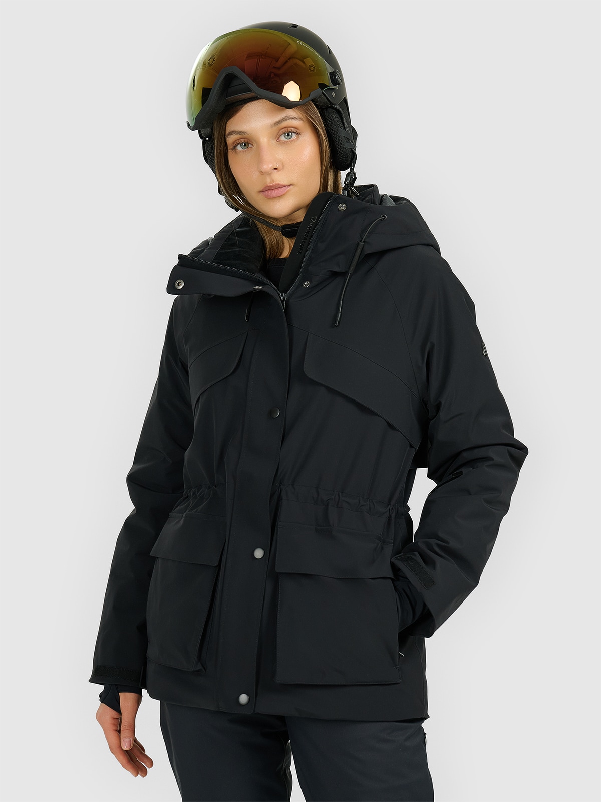 Moteriška slidinėjimo striukė 15000 membrana - juoda