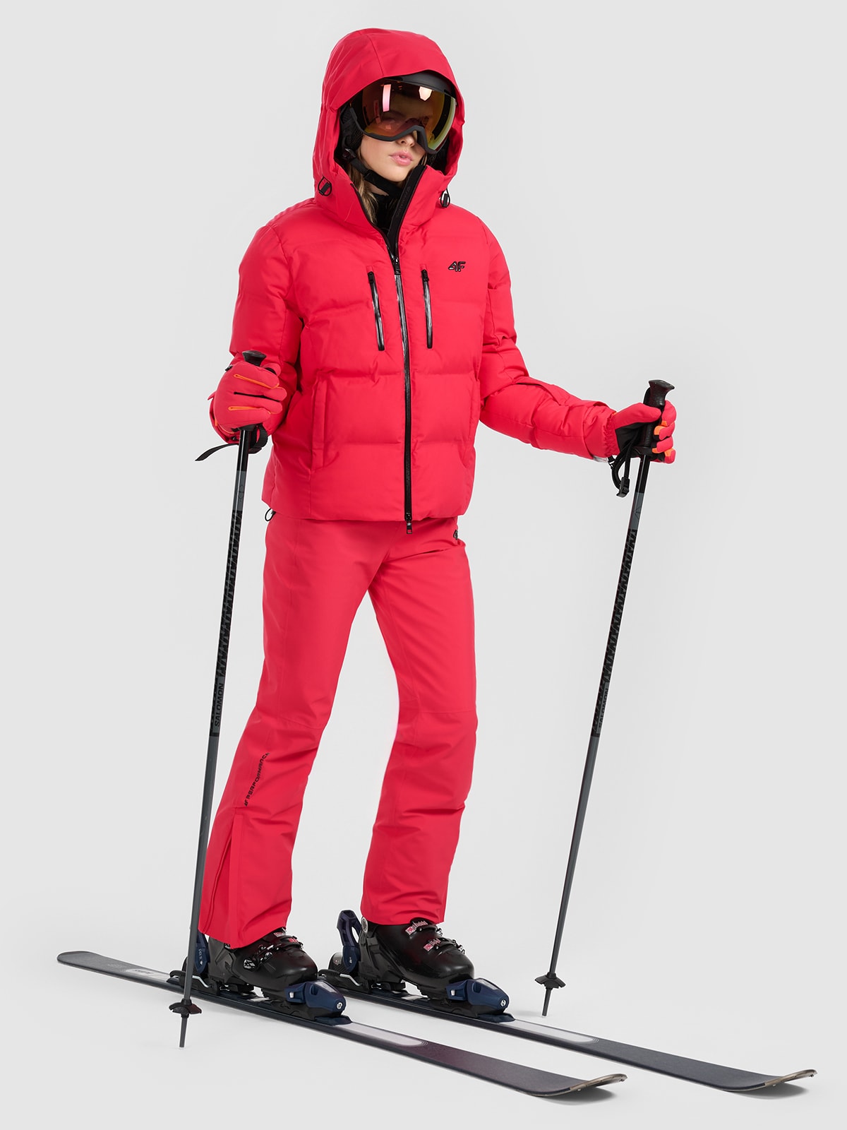 Moteriškos slidinėjimo kelnės Dermizax 20000 membrana - rožinės