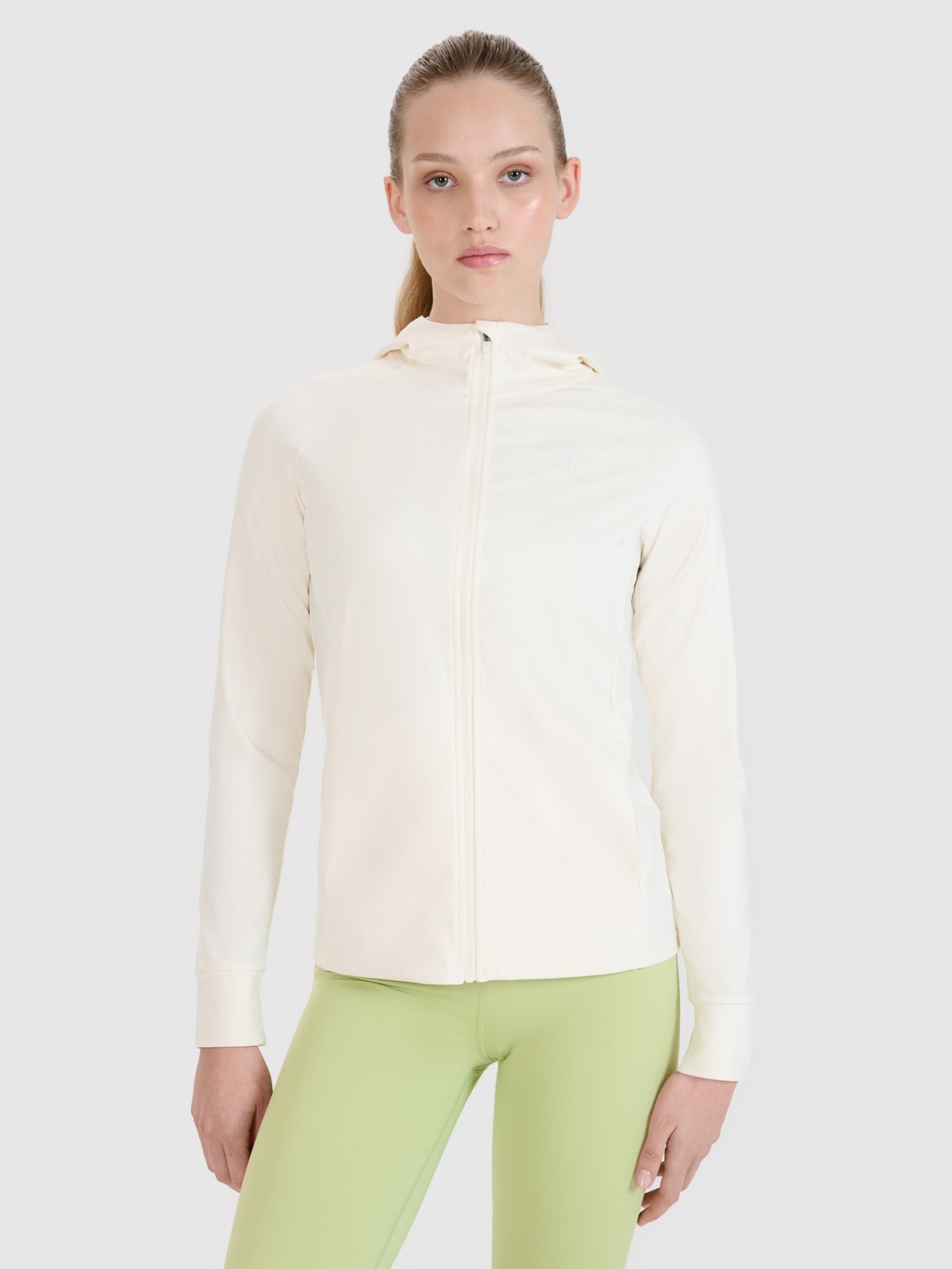 Moteriški regular greitai džiūstantys treniruočių marškinėliai - balti