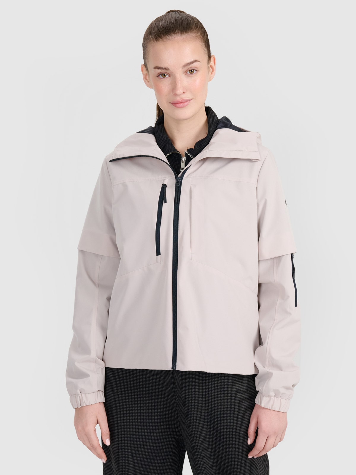 Moteriška pereinamojo laikotarpio striukė 5000 su membrana - smėlio spalvos