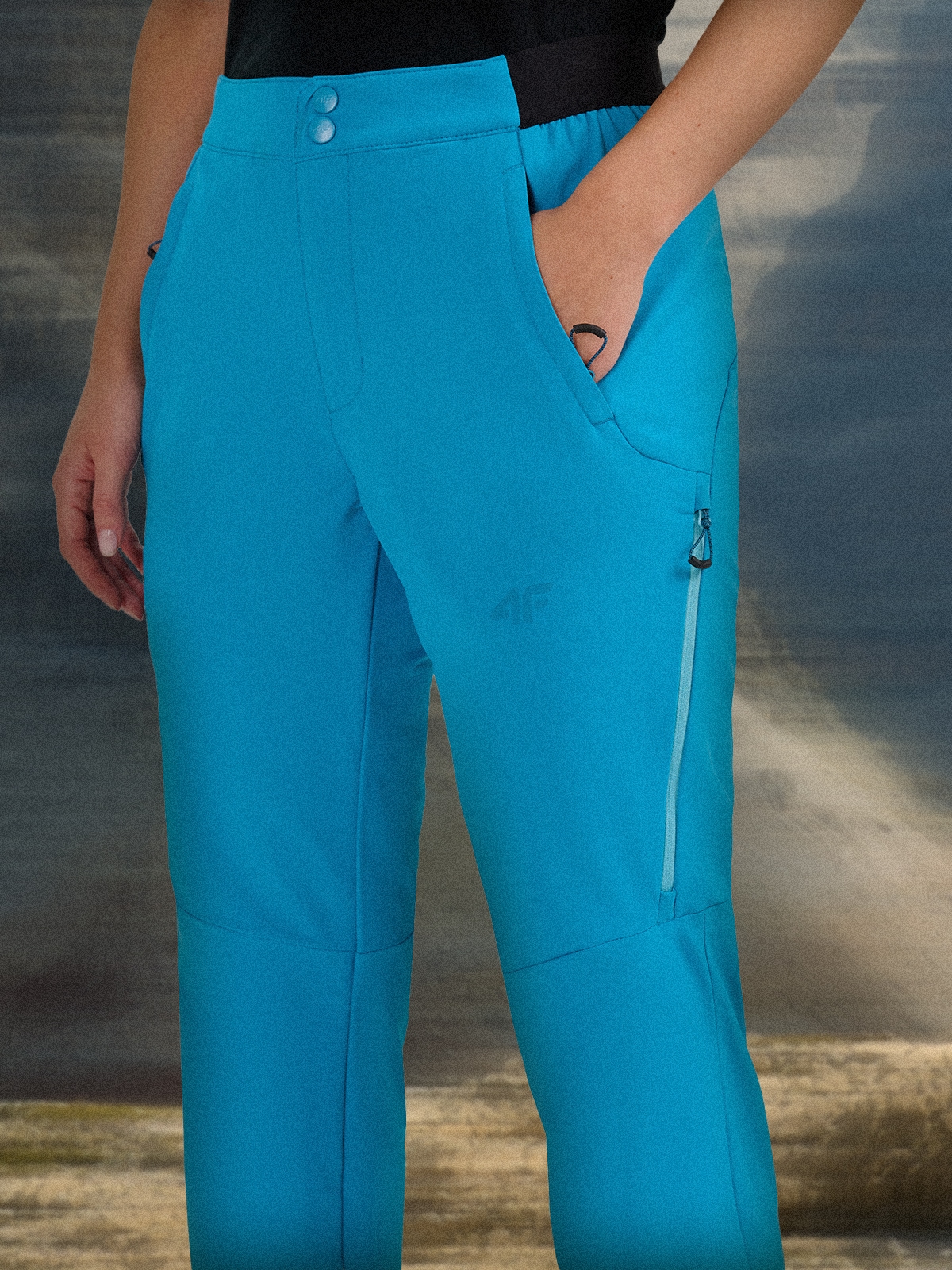 Moteriškos žygio kelnės - mėlynos