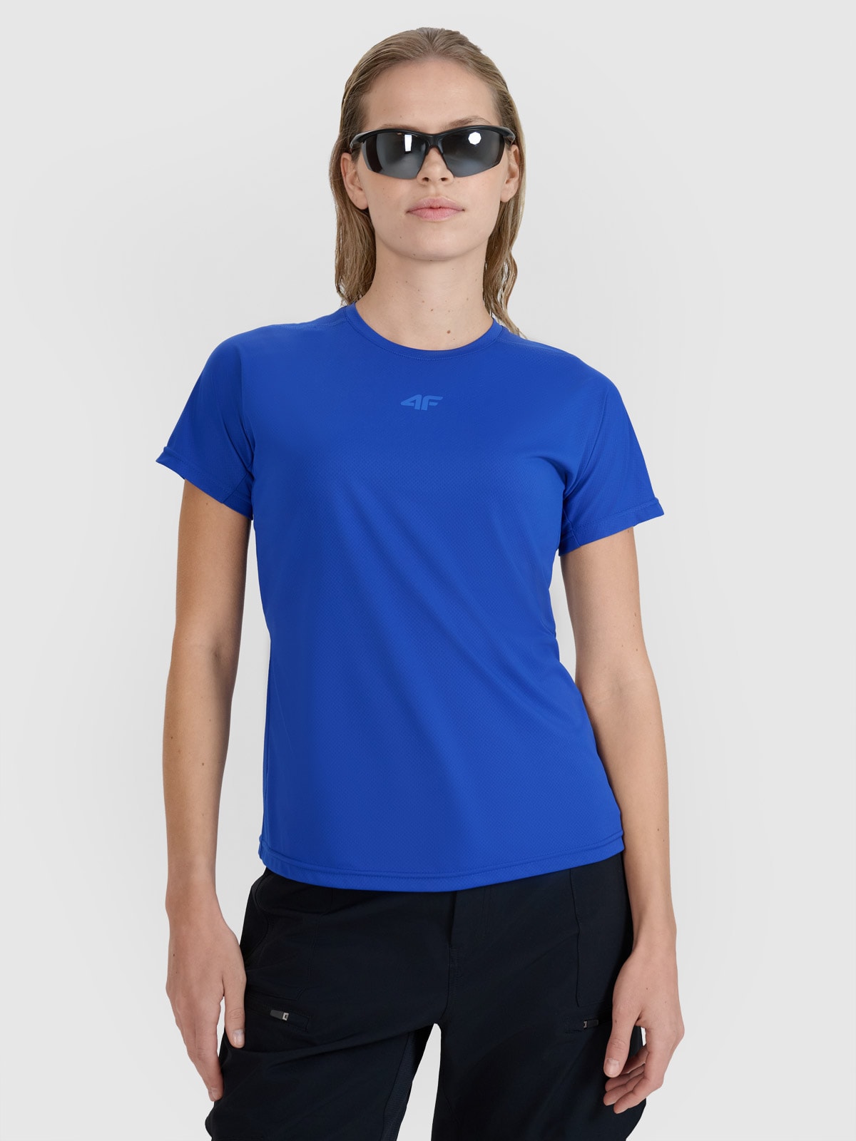 Moteriški dviračių marškinėliai - mėlyni