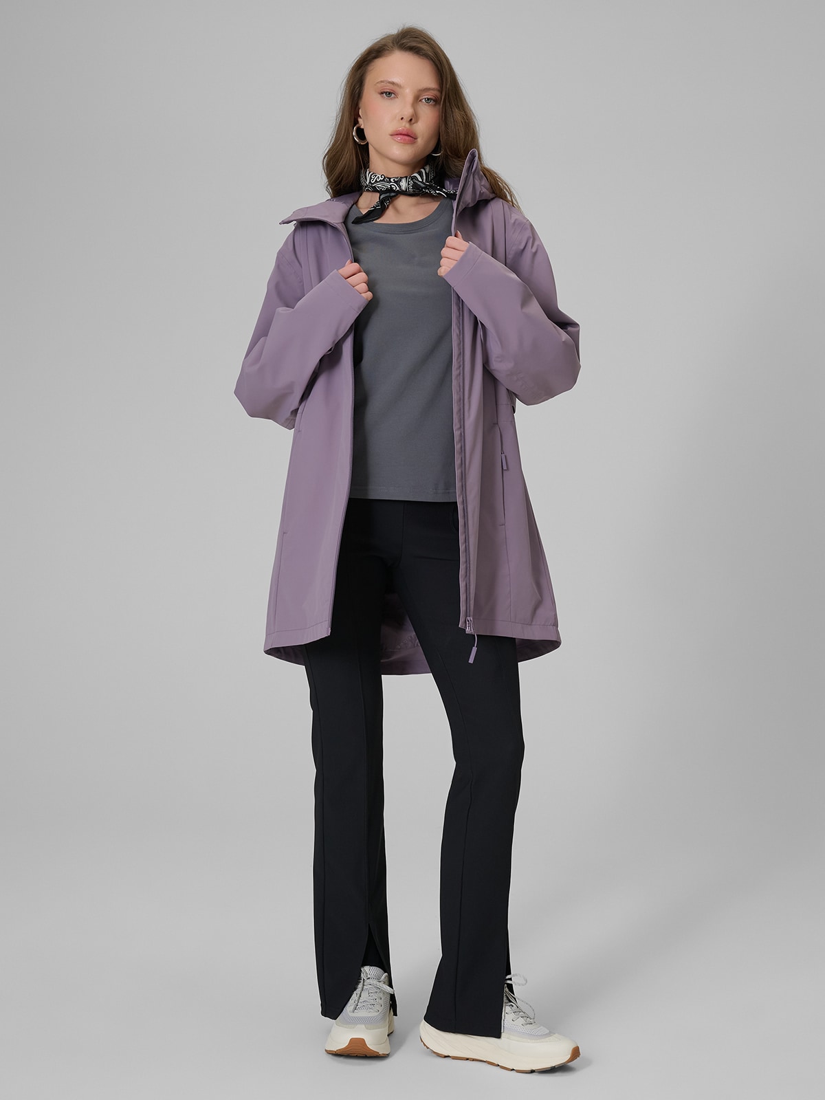 Moteriška pereinamojo laikotarpio striukė 5000 membrana - violetinė