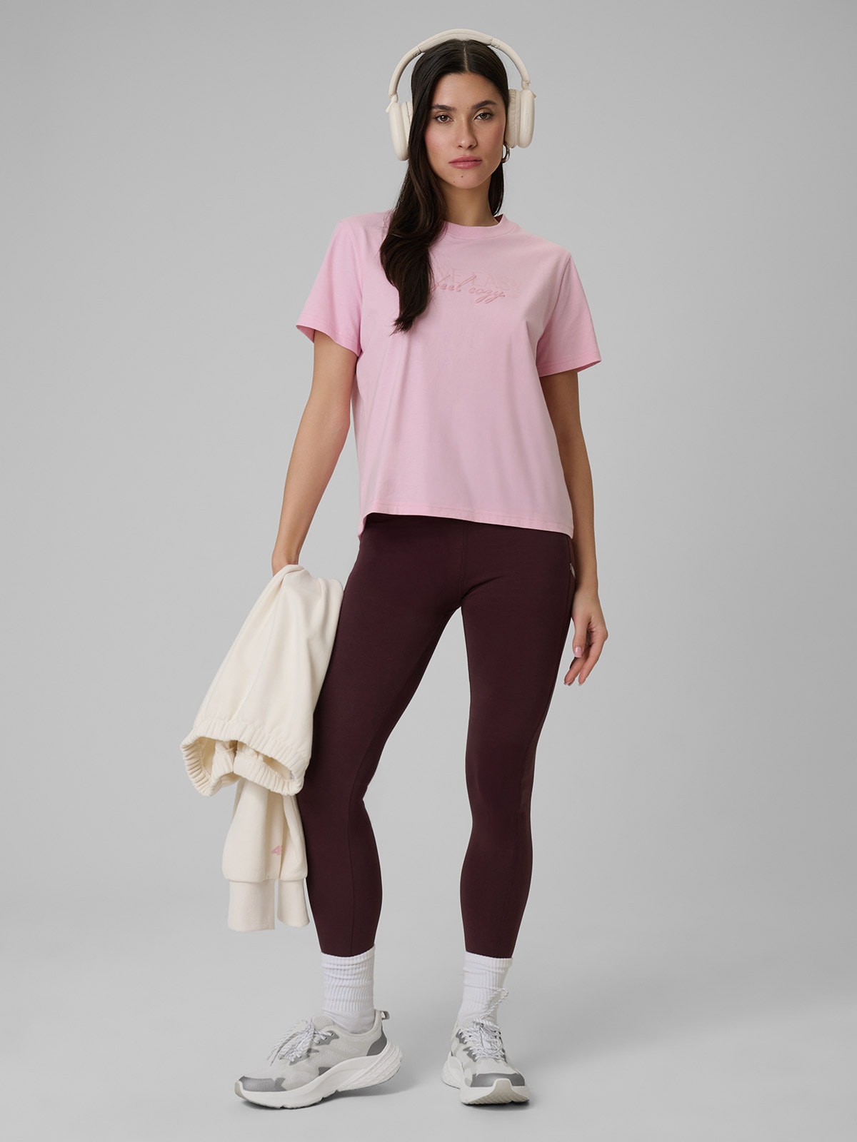 Moteriškos megztos tamprės - rudos