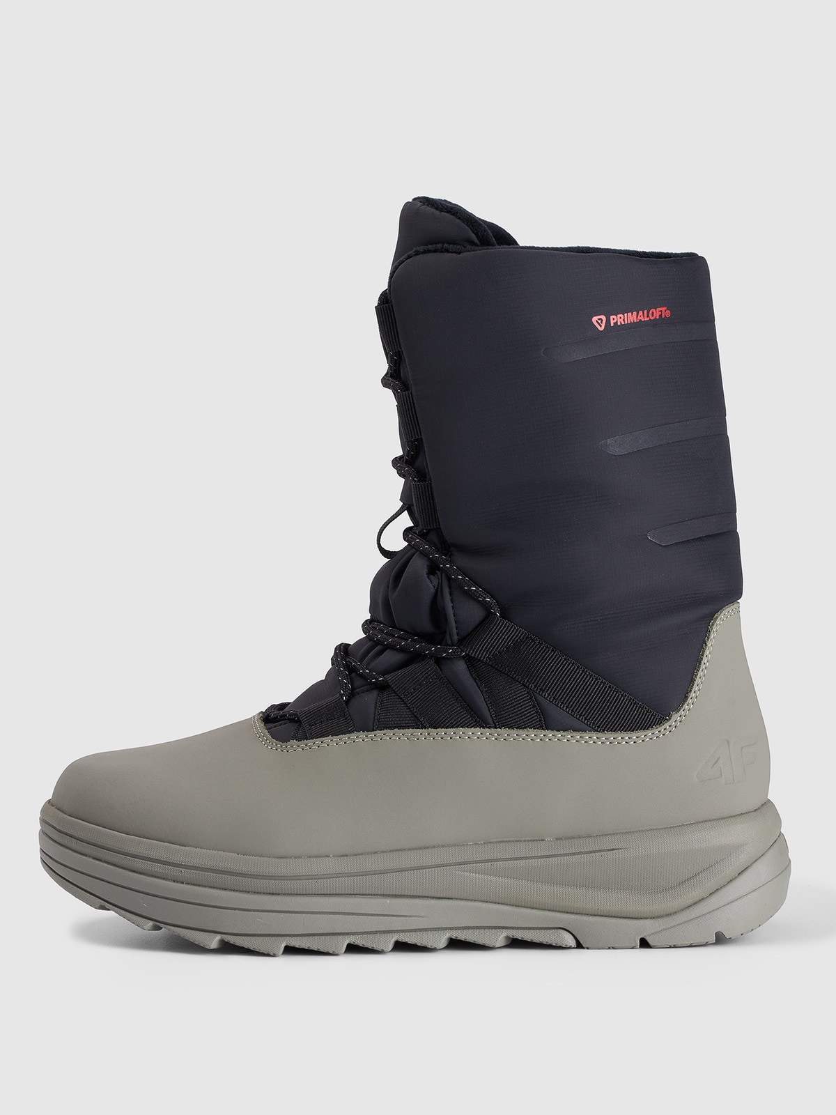 Moteriški žieminiai sniego batai INUA su Primaloft kamšalu - alyvuogių/khaki spalvos