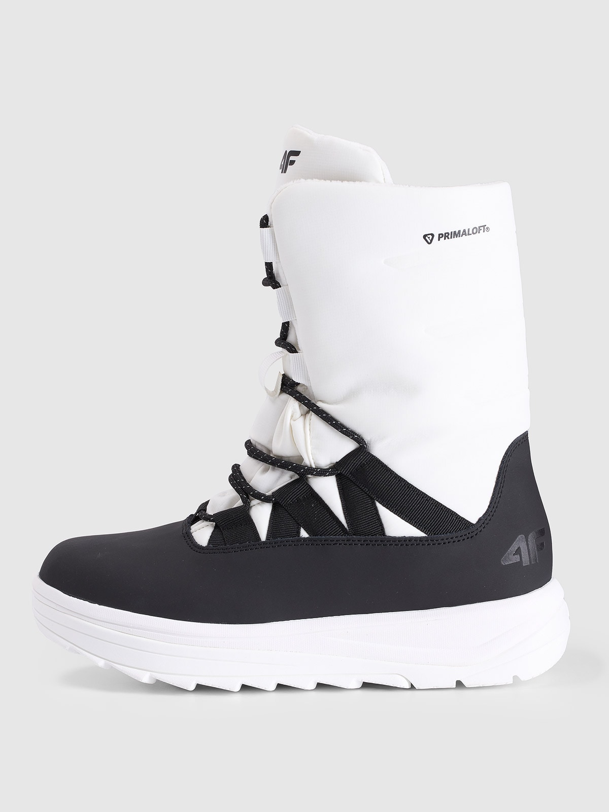 Moteriški žieminiai sniego batai INUA su Primaloft kamšalu - balti