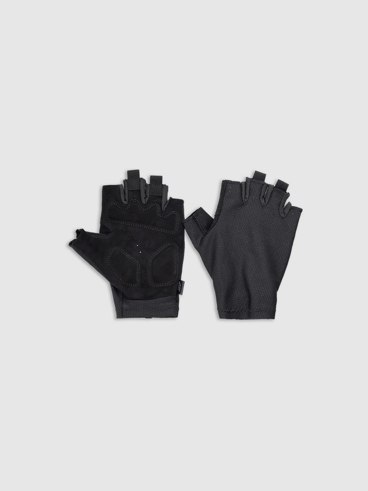 Dviratininko pirštinės su gelio įdėklais unisex - juodos