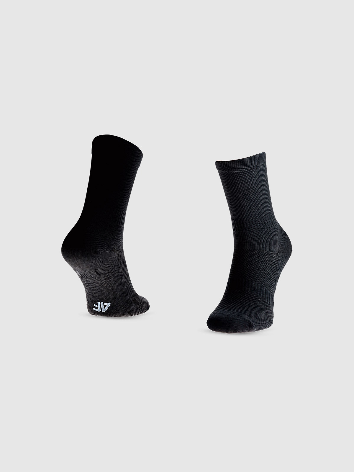 Bėgimo kojinės už kulkšnies unisex - juodos