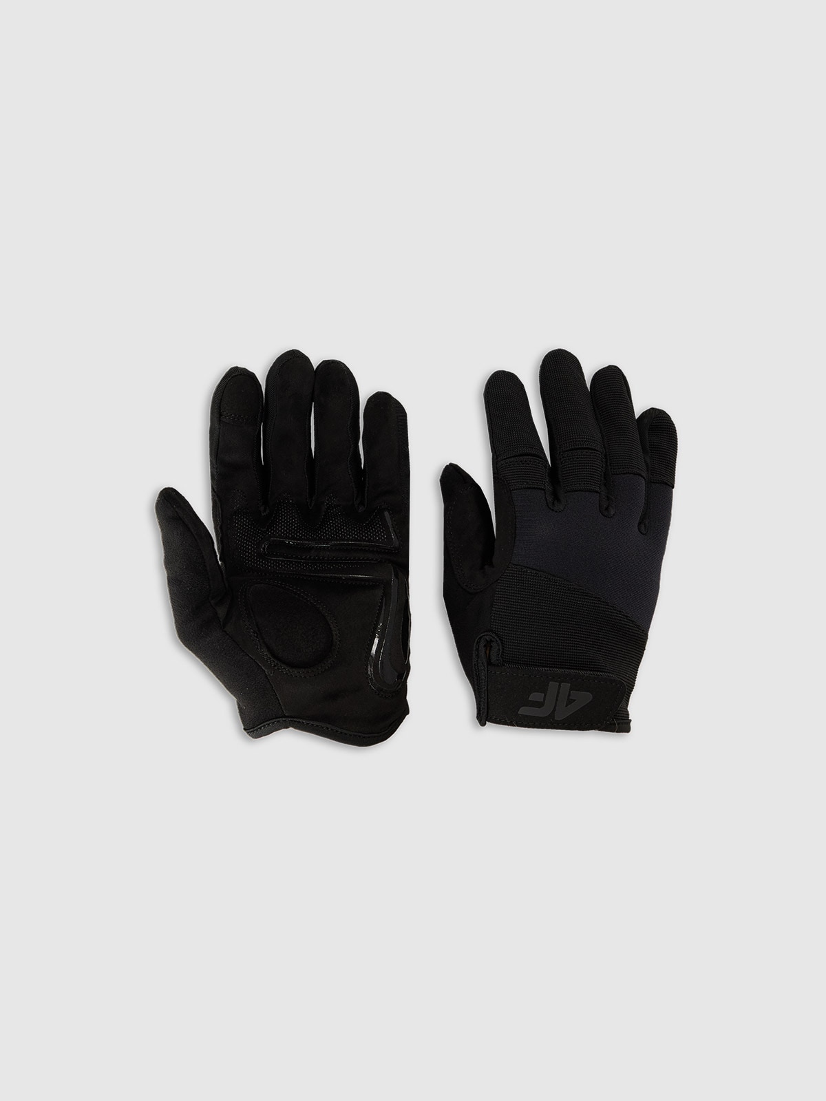 Dviratininko pirštinės su gelio įdėklais unisex - juodos